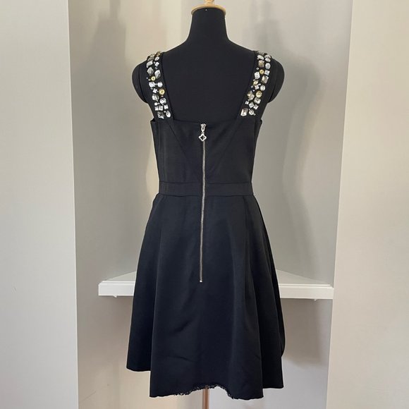 Pink Tartan Dress with Rhinestone Straps - Picture 3 of 13